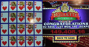 James R. win on Roulette Royale