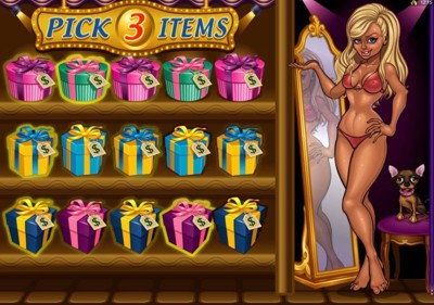 Boutique Bonus Game - Sugar Mama - Pick Your Gift Box