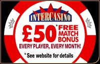 intercasino UK bonus