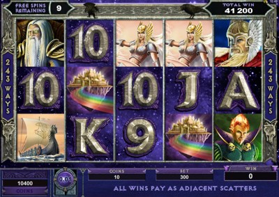 Thunderstruck II Free Spins Screenshot