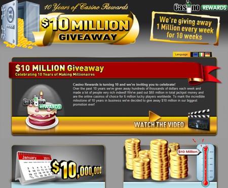 10M Giveaway CasinoRewards