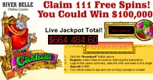 111 free spins king cashalot