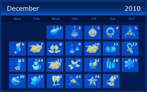 Xmas calendar europa