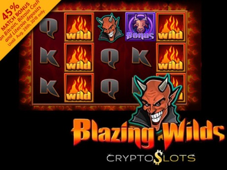 blazing wilds cryptoslots