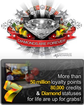 diamonds forever rewards fortune