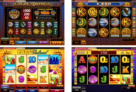 eagles wings party island new slots 2011