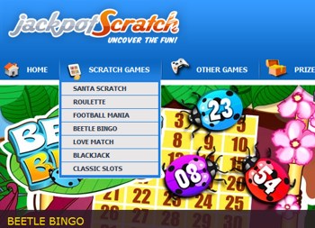 jackpot scratch screen