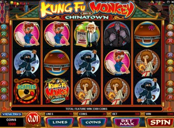 kung fu monkey slot