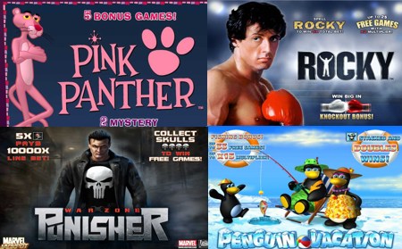 new slots pink panther rocky punisher penguin vacation