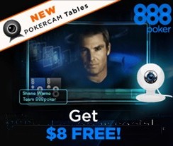 pokercam tables 888poker 8free