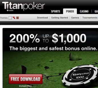 titan poker 200 bonus